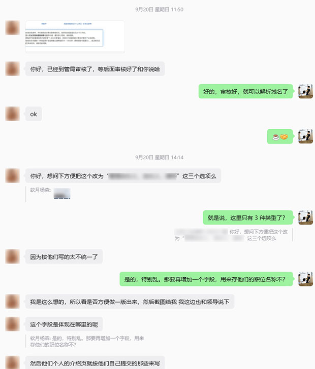 专业人员字段标准化对接及ICP备案进度跟进-3